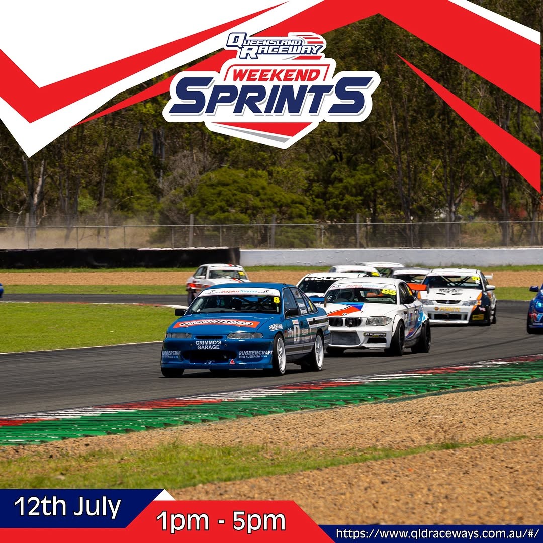 Weekend Sprints — track day in Brisbane, QLD on Sunday 12 July 2026