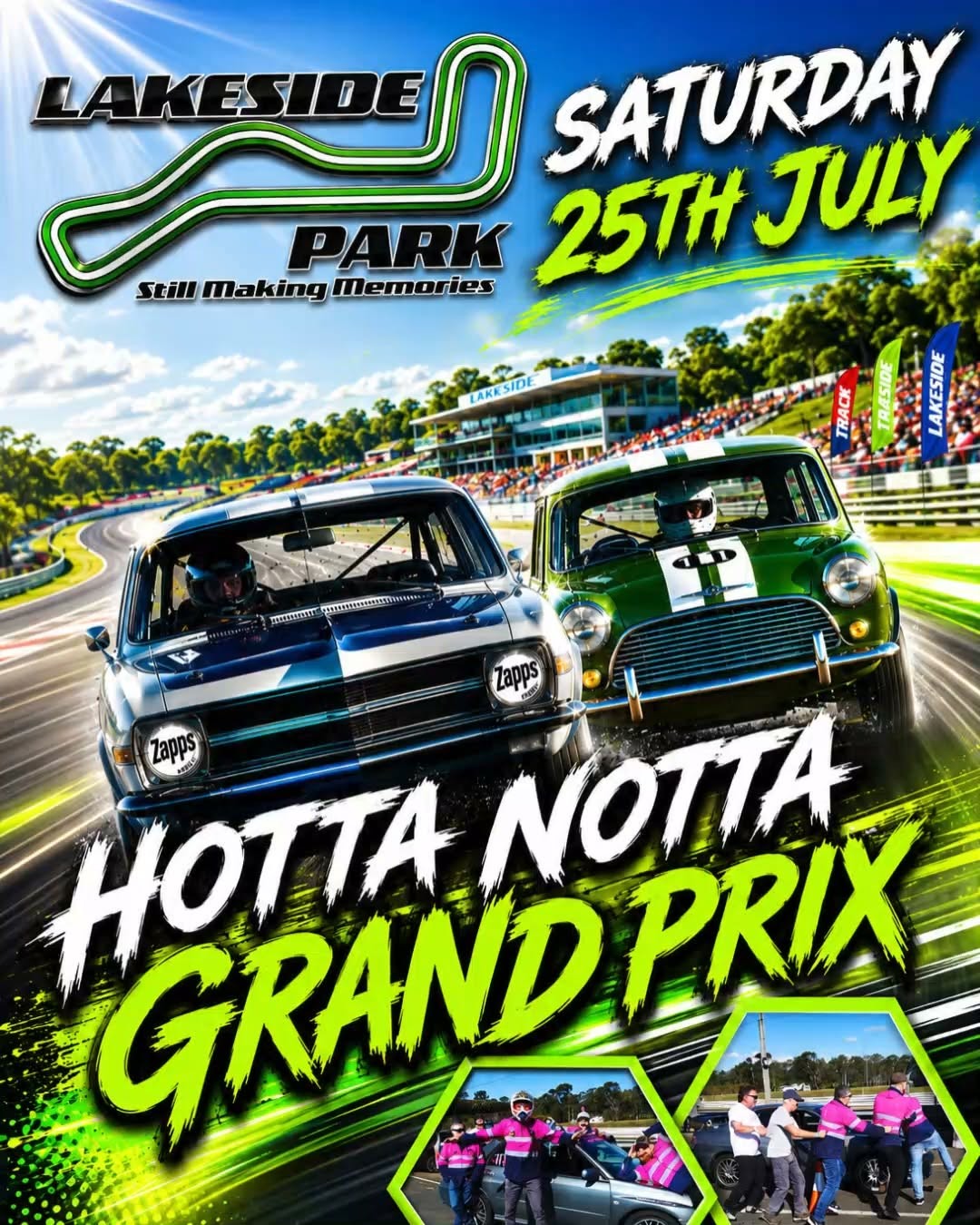 Hotta Notta Grand Prix — Muscle/Classic track day in Brisbane, QLD on Saturday 25 July 2026