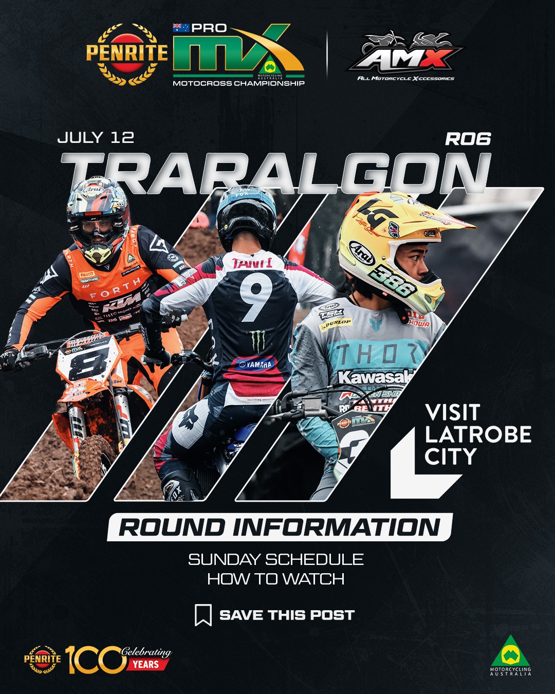 ProMX Motocross Championship Round 6 — spectator event in Melbourne, VIC on Sunday 12 July 2026
