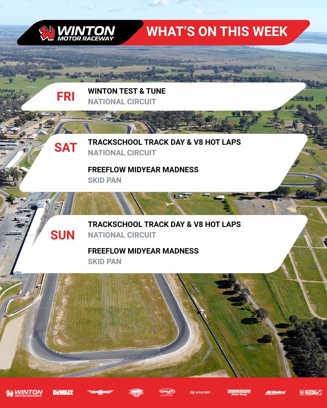 Freeflow Midyear Madness — Stance track day in Melbourne, VIC on Saturday 18 July 2026