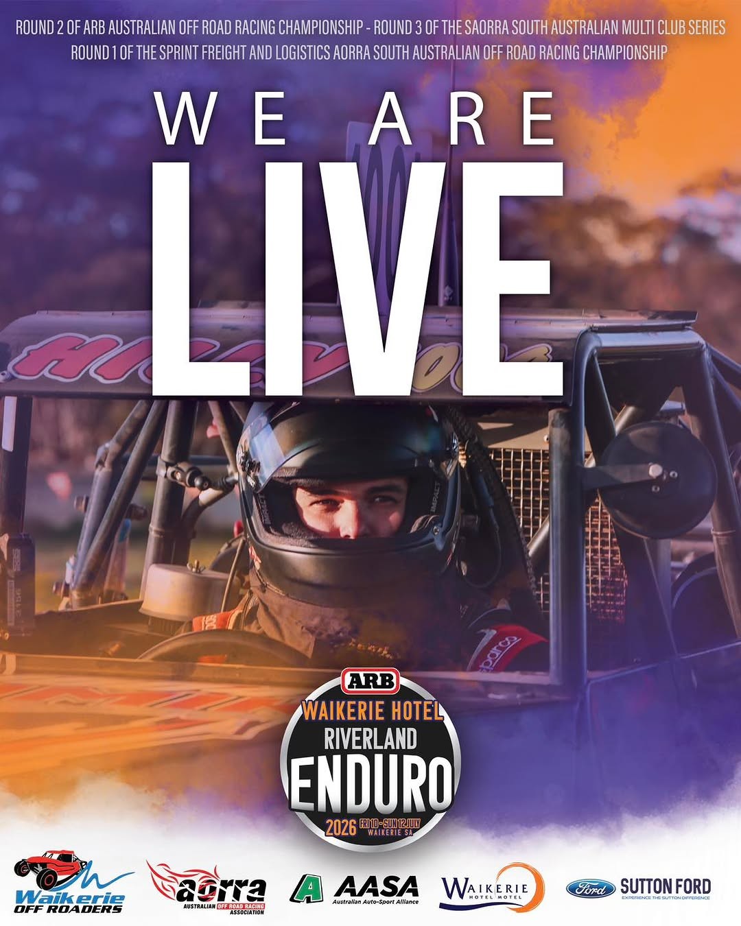 ARB Waikerie Hotel Riverland Enduro — 4x4 spectator event in Adelaide, SA on Friday 10 July 2026