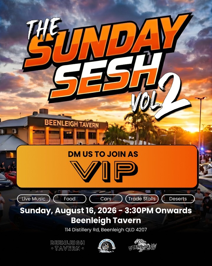 The Sunday Sesh Vol 2 — Muscle car meet in Brisbane, QLD on Sunday 16 August 2026