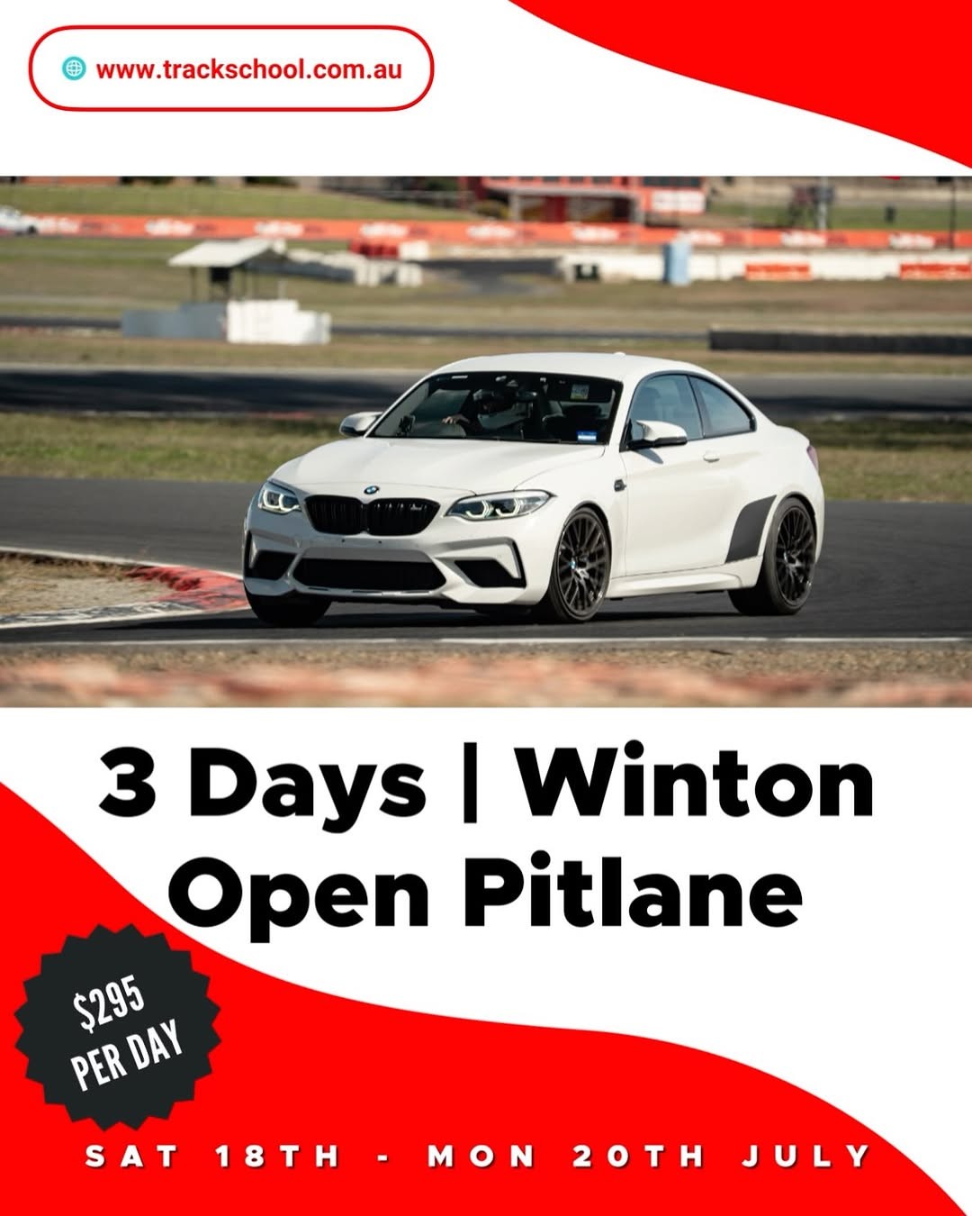 Winton Open Pitlane — track day in Melbourne, VIC on Saturday 18 July 2026
