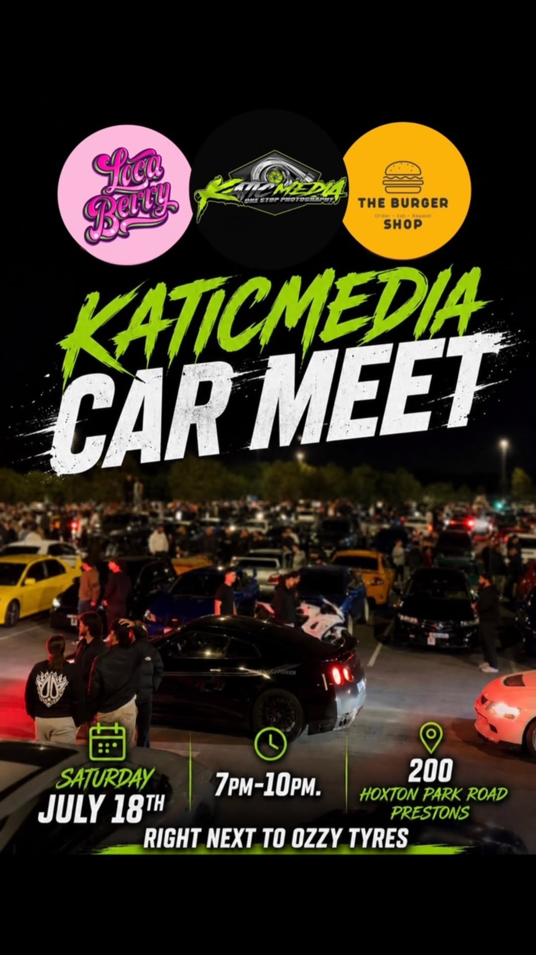 Katicmedia Car Meet — Euro/JDM car meet in Sydney, NSW on Saturday 18 July 2026