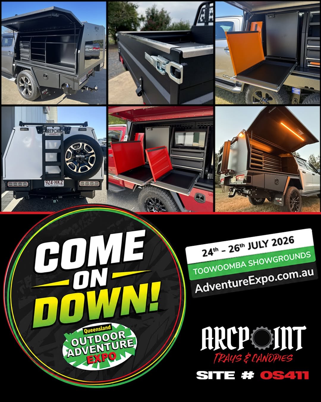 Queensland Outdoor Adventure Expo — 4x4 spectator event in Toowoomba, QLD on Friday 24 July 2026