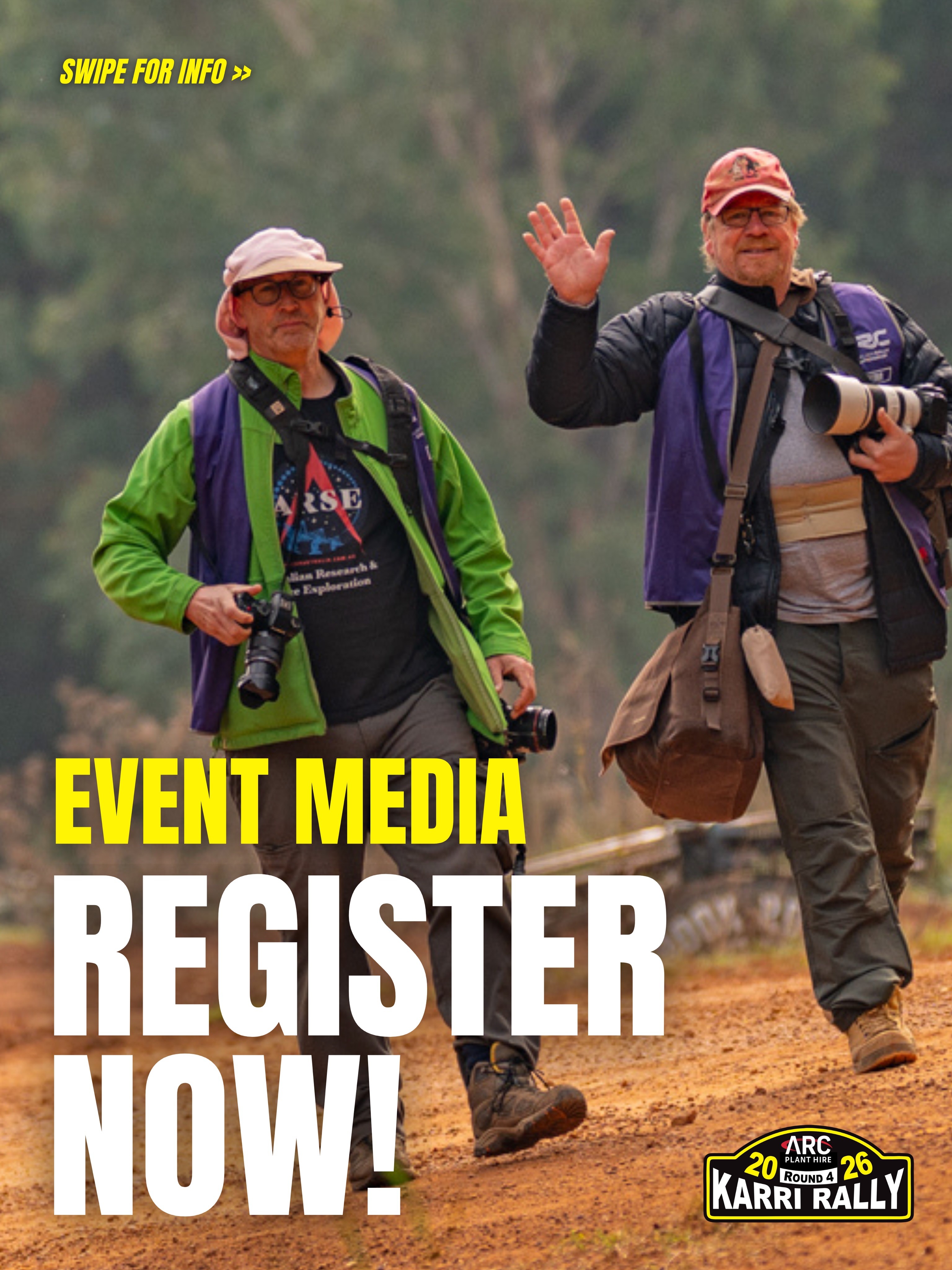 ARC Plant Hire Karri Rally — spectator event in Perth, WA on Friday 24 July 2026