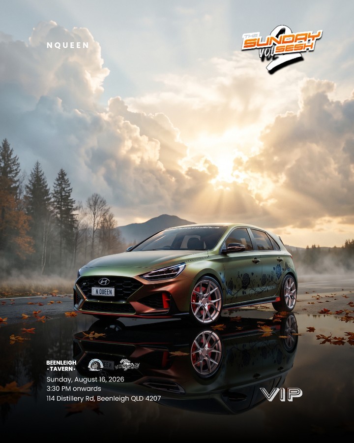 The Sunday Sesh Vol 2 — JDM/Muscle car meet in Brisbane, QLD on Sunday 16 August 2026