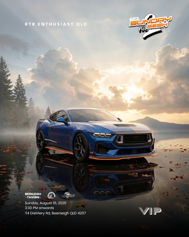 The Sunday Sesh Vol 2 — Muscle car meet in Brisbane, QLD on Sunday 16 August 2026