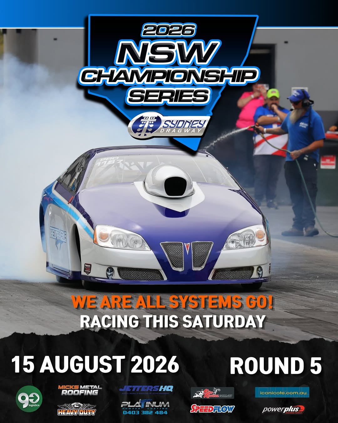 NSW Championship Series - Round 5 — Muscle spectator event in Sydney, NSW on Saturday 15 August 2026