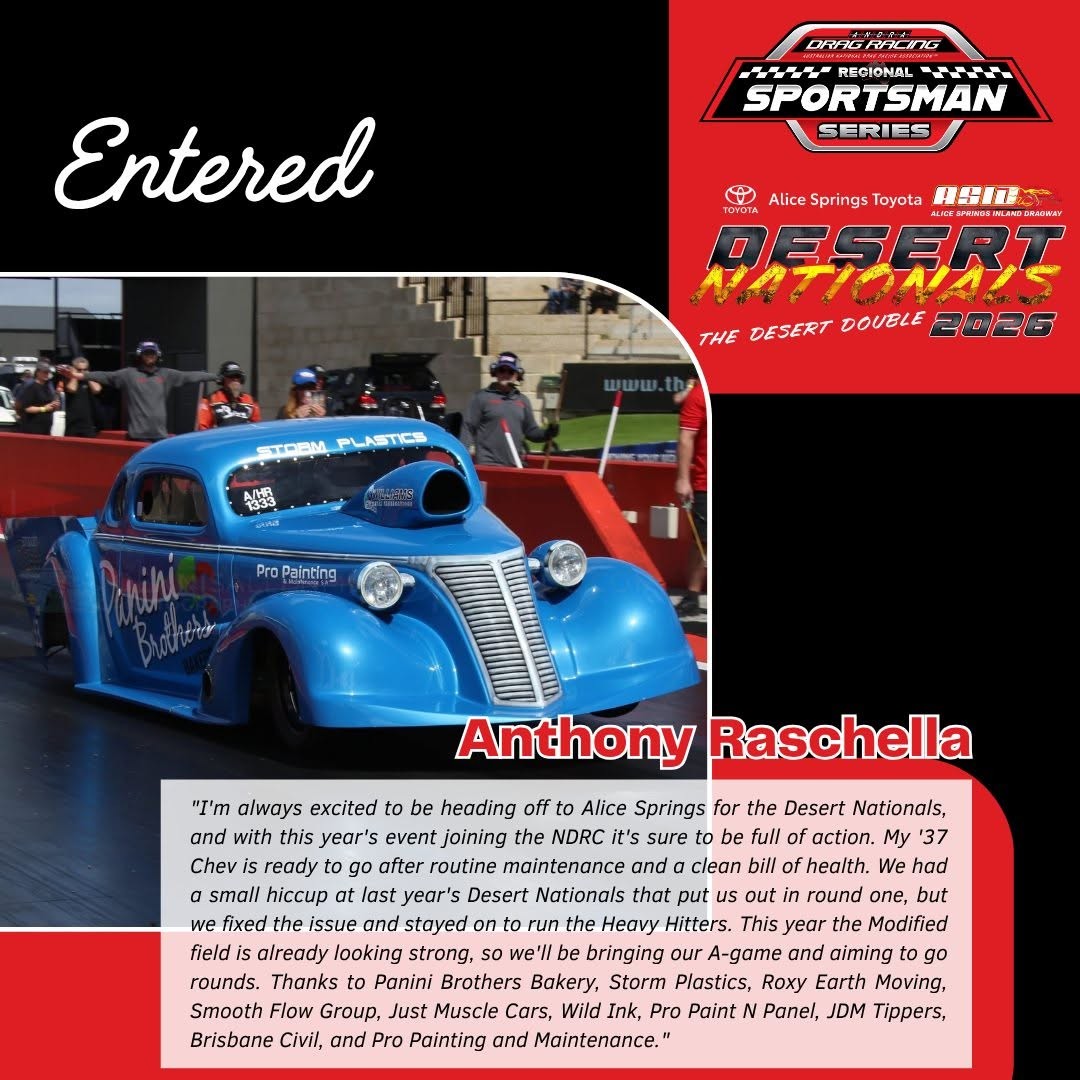 Desert Nationals — Muscle spectator event in Darwin, NT on Saturday 29 August 2026