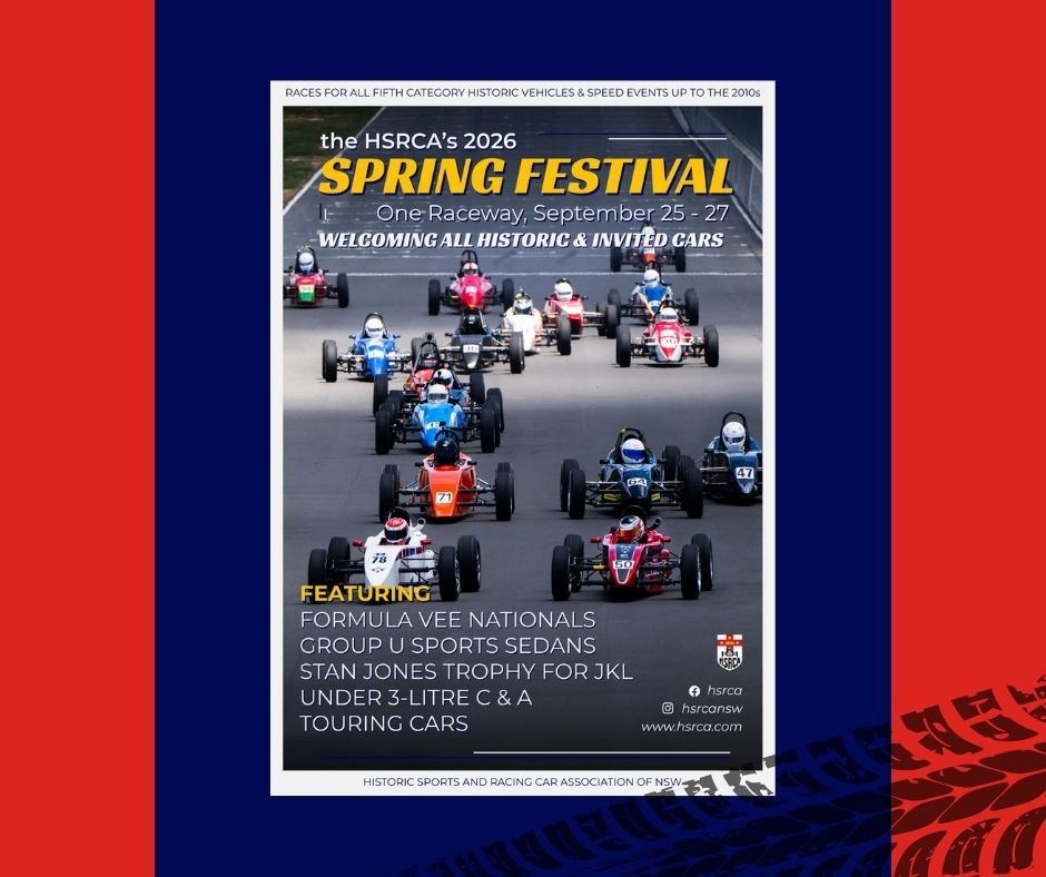 HSRCA Spring Festival — Classic/Muscle spectator event in Sydney, NSW on Friday 25 September 2026