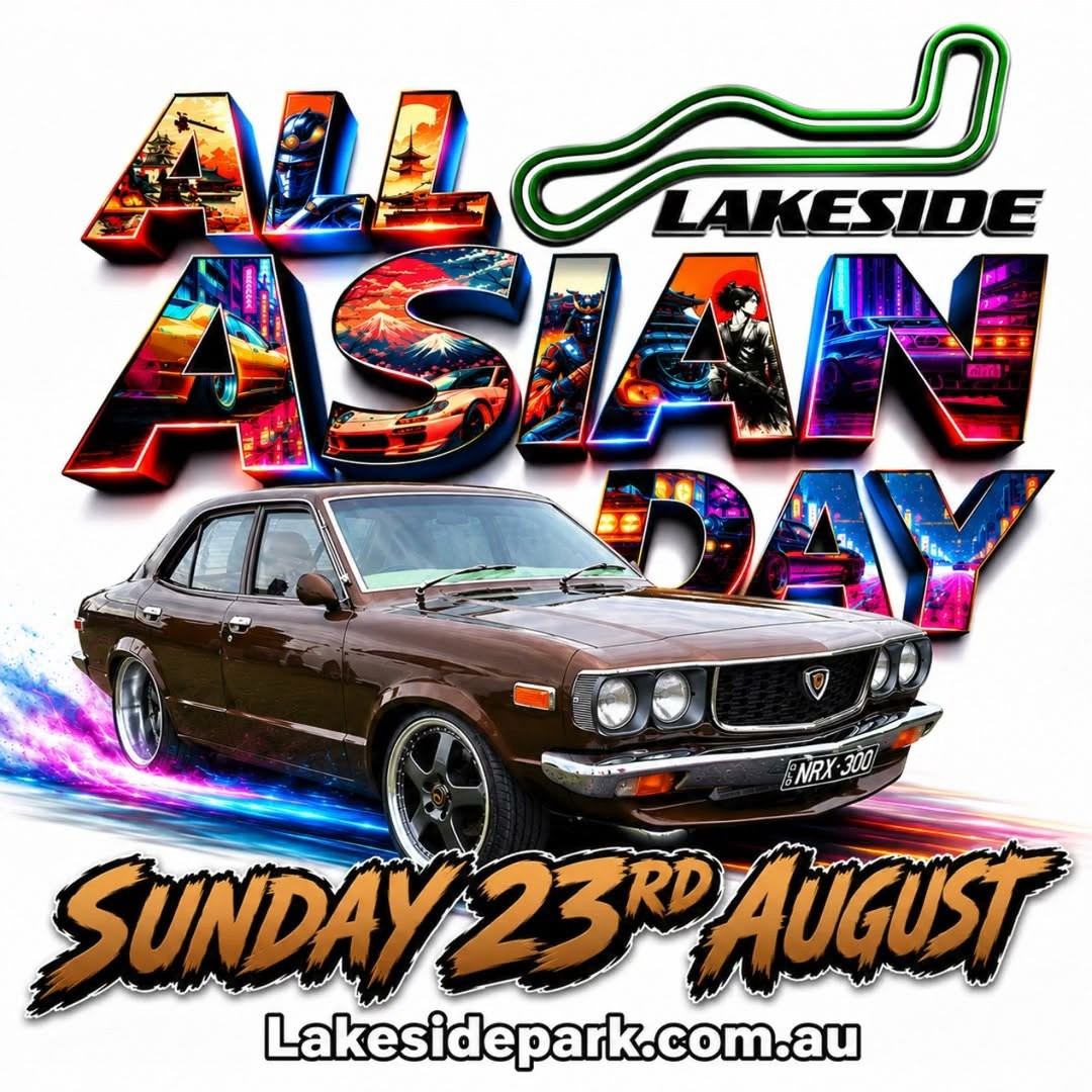All Asian Day — JDM track day in Brisbane, QLD on Sunday 23 August 2026