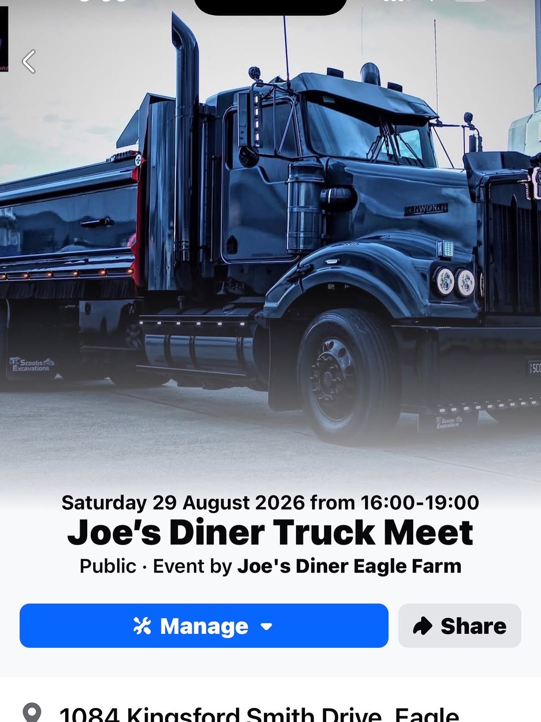 Joe's Diner Truck Meet — car meet in Brisbane, QLD on Saturday 29 August 2026