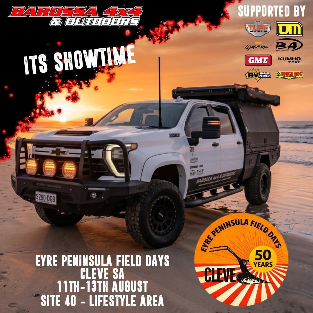 Eyre Peninsula Field Days — 4x4 spectator event in Adelaide, SA on Tuesday 11 August 2026