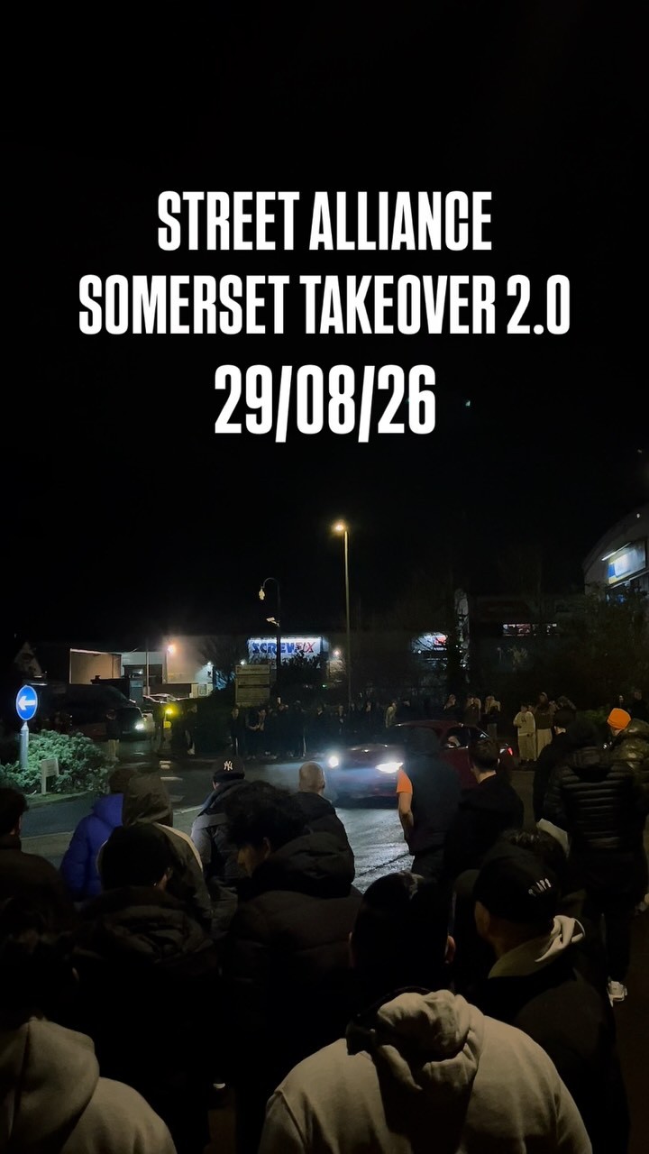 Street Alliance Somerset Takeover 2.0 — JDM/Stance car meet in International on Saturday 29 August 2026