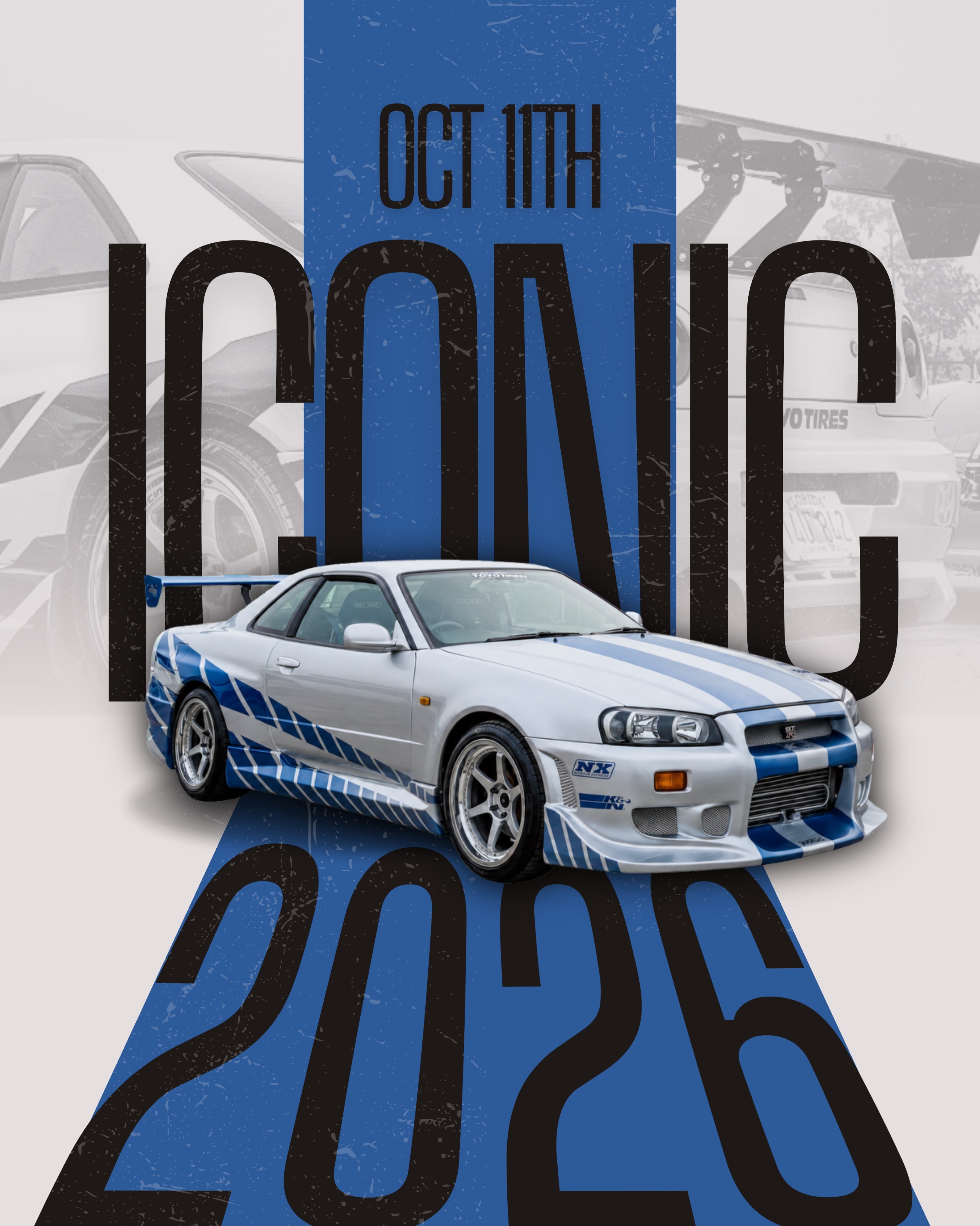 ICONIC 2026 — JDM spectator event in Brisbane, QLD on Sunday 11 October 2026