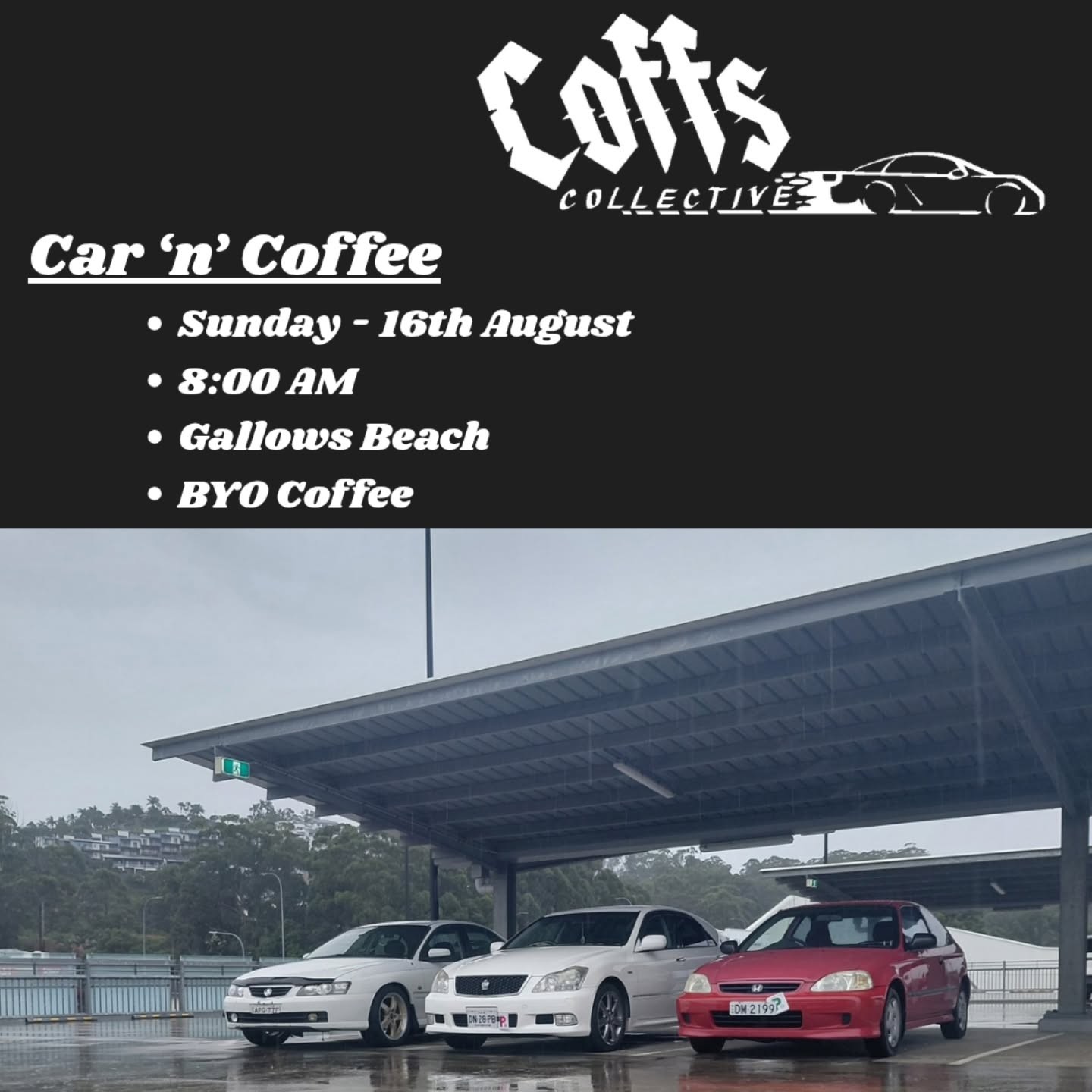 Coffs Collective Car 'n' Coffee — car meet in Coffs Harbour, NSW on Sunday 16 August 2026