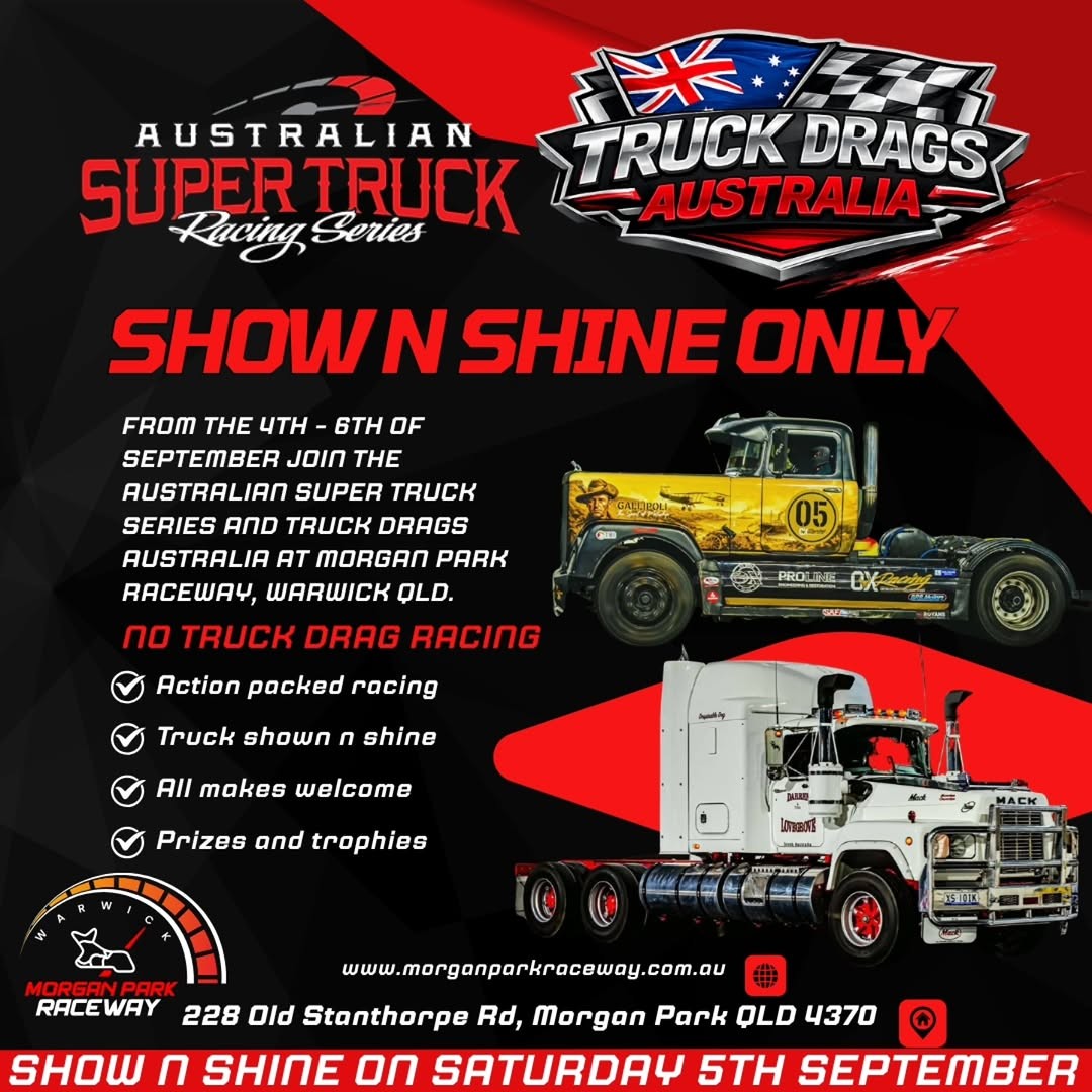 QLD Club Race Weekend — Muscle spectator event in Brisbane, QLD on Friday 4 September 2026