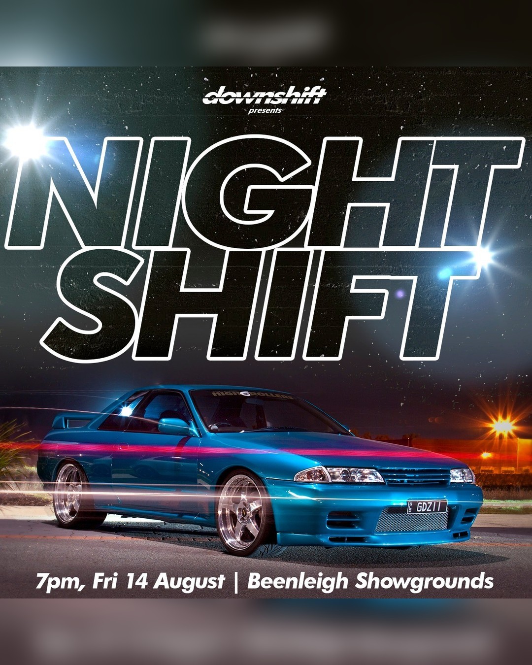 Night Shift — JDM/Stance car meet in Brisbane, QLD on Friday 14 August 2026