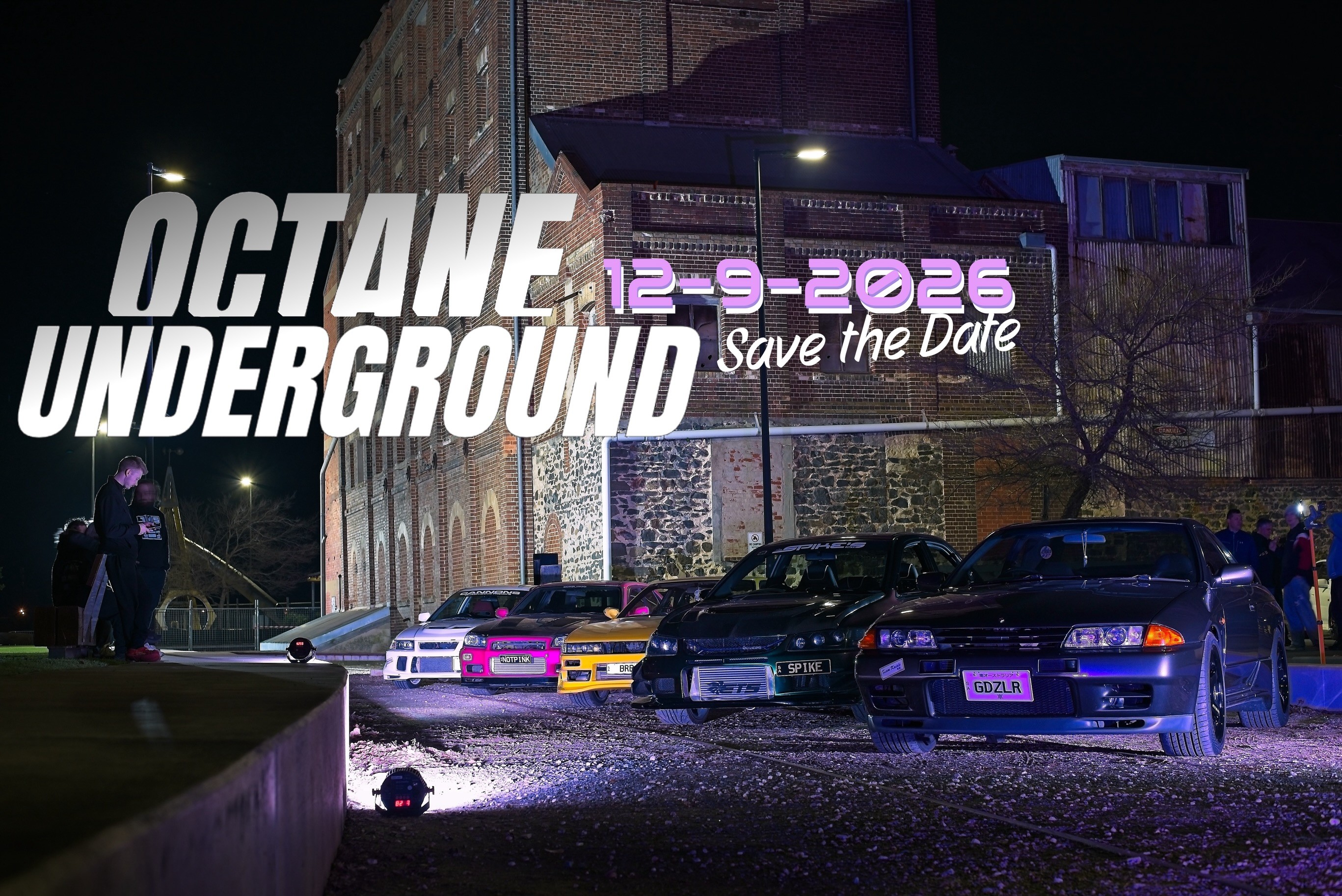 Octane Underground — JDM/Stance car meet in Adelaide, SA on Saturday 12 September 2026