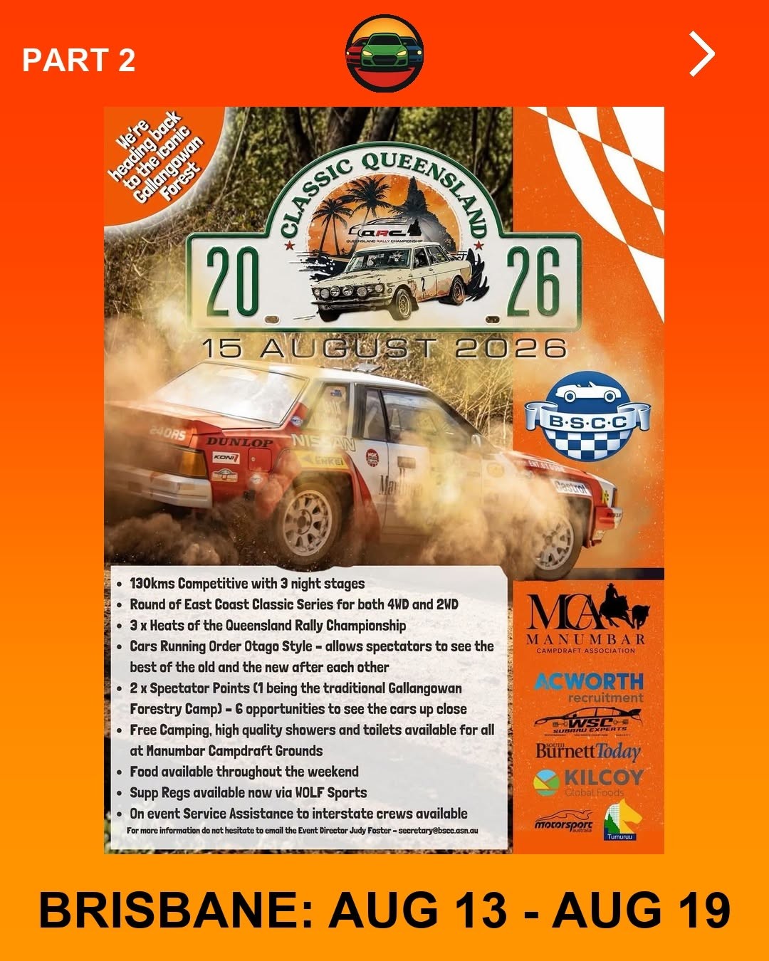 Classic Queensland — 4x4/Classic track day in Brisbane, QLD on Saturday 15 August 2026