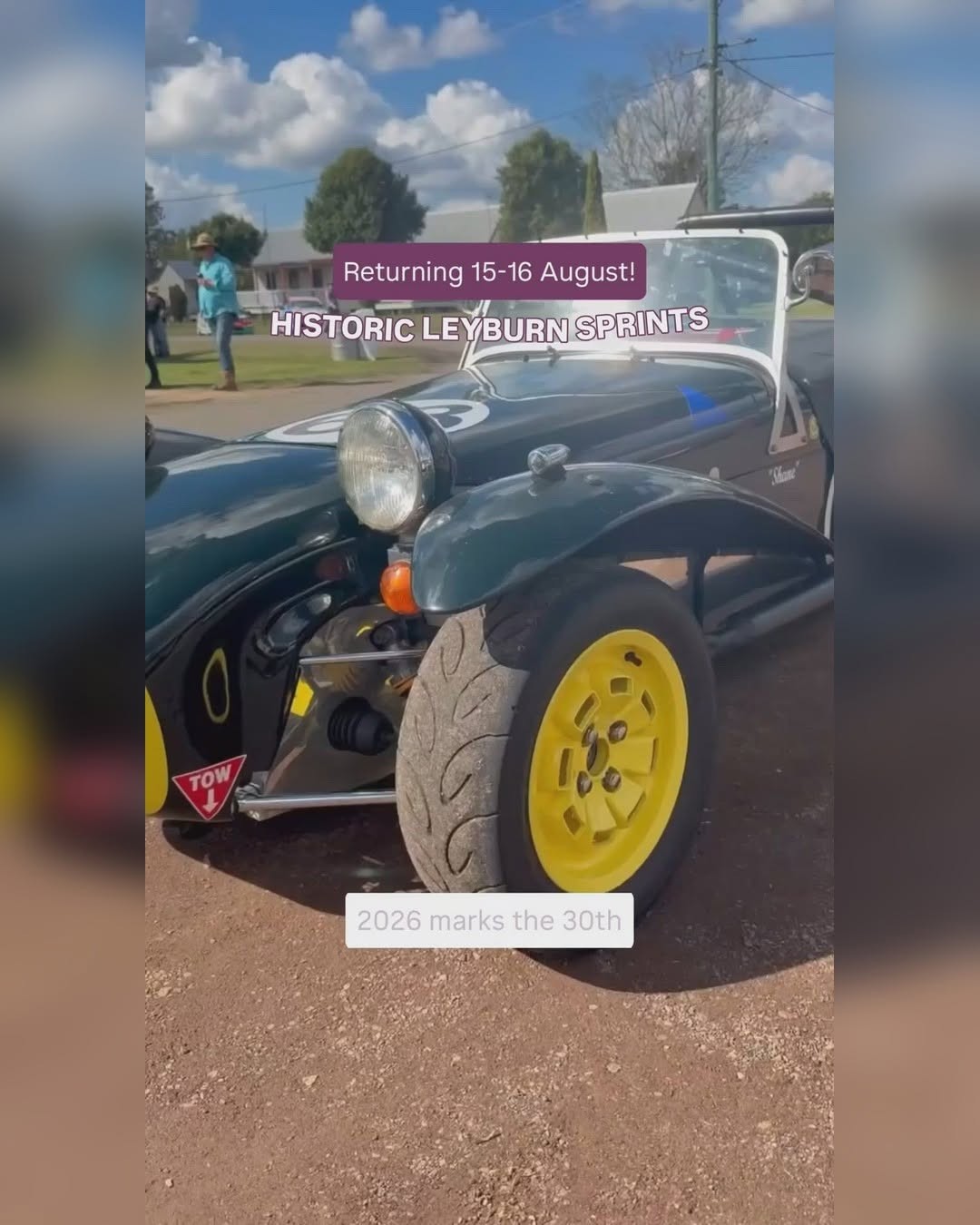 Historic Leyburn Sprints — Classic spectator event in Toowoomba, QLD on Saturday 15 August 2026