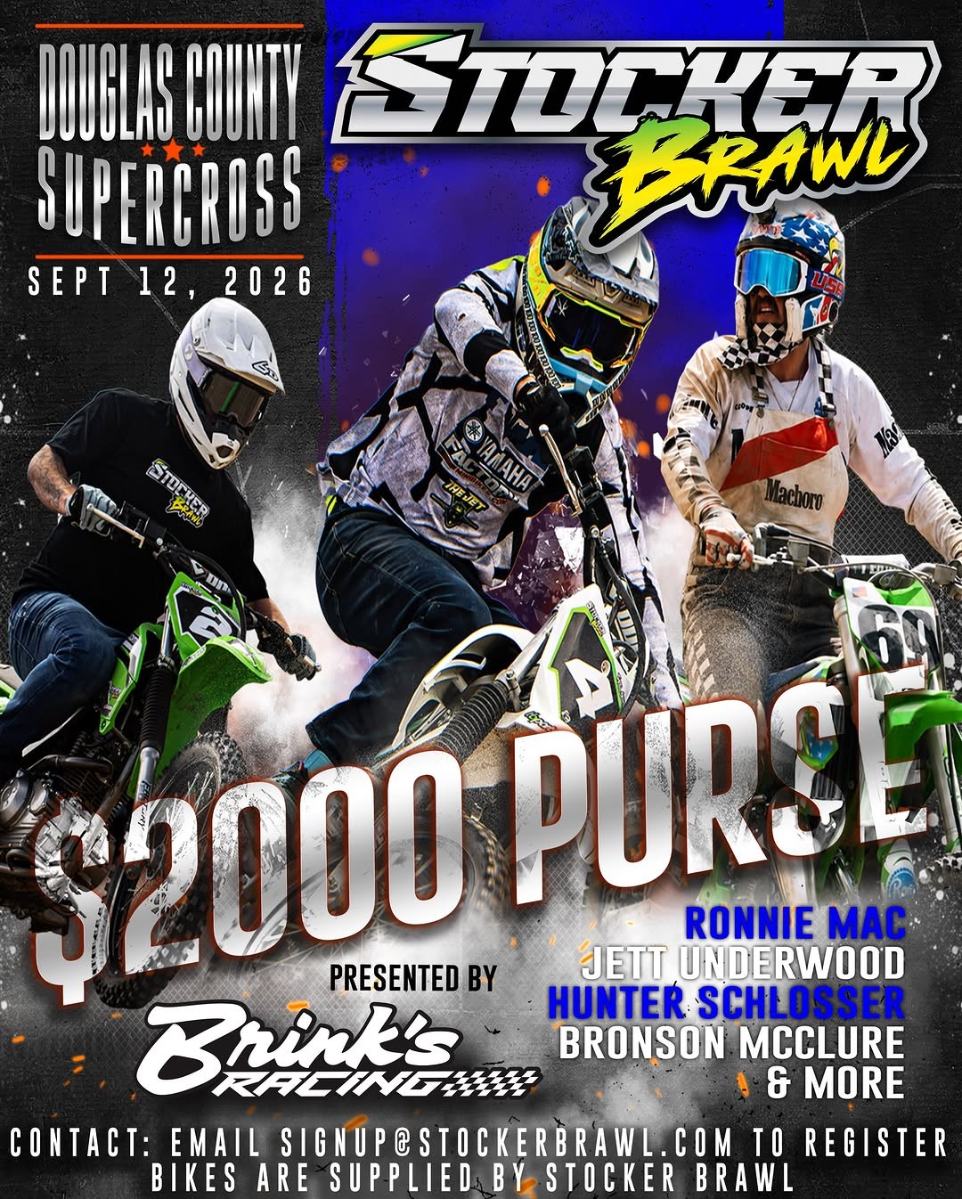 Douglas County Supercross Stocker Brawl — spectator event in International on Saturday 12 September 2026