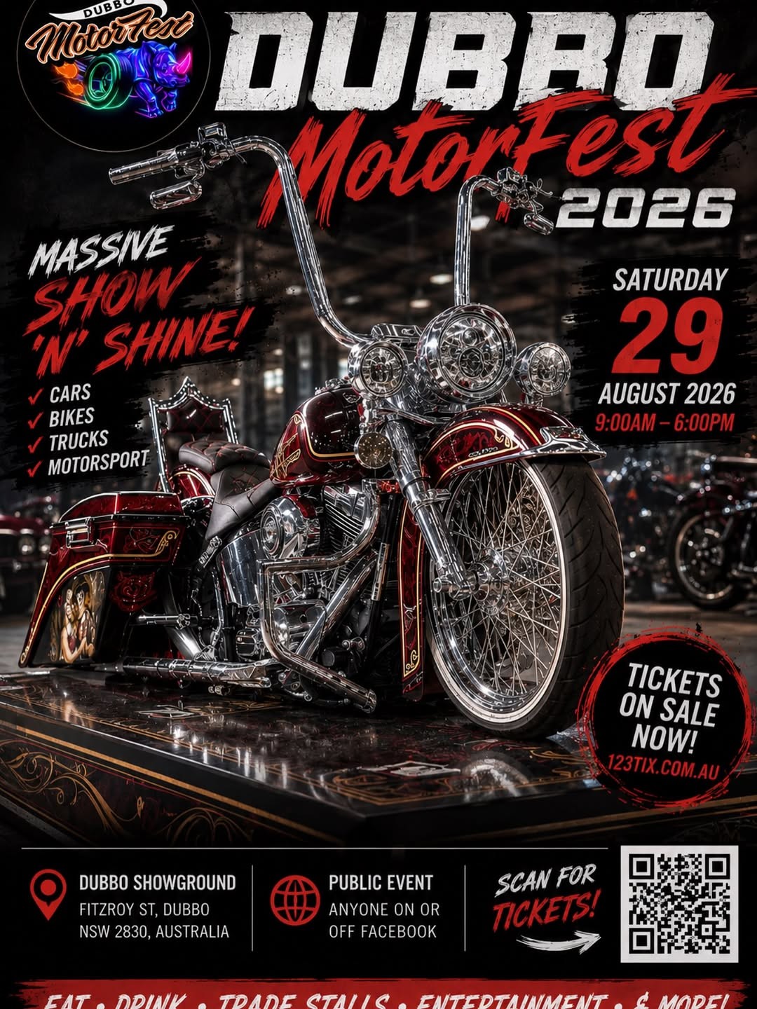 Dubbo Motorfest — Classic/Euro spectator event in Sydney, NSW on Saturday 29 August 2026