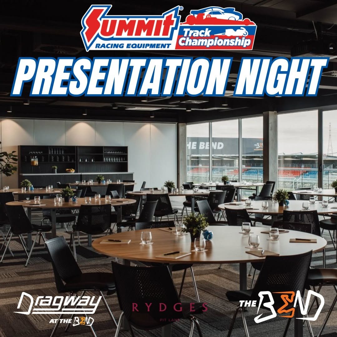 Summit Racing Equipment Track Championship Presentation Night — Muscle car meet in Adelaide, SA on Saturday 8 August 2026