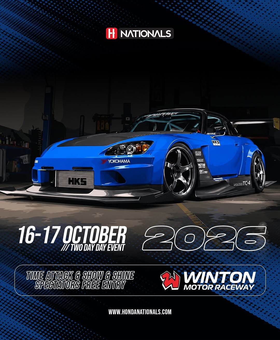 H Nationals — JDM spectator event in Melbourne, VIC on Friday 16 October 2026