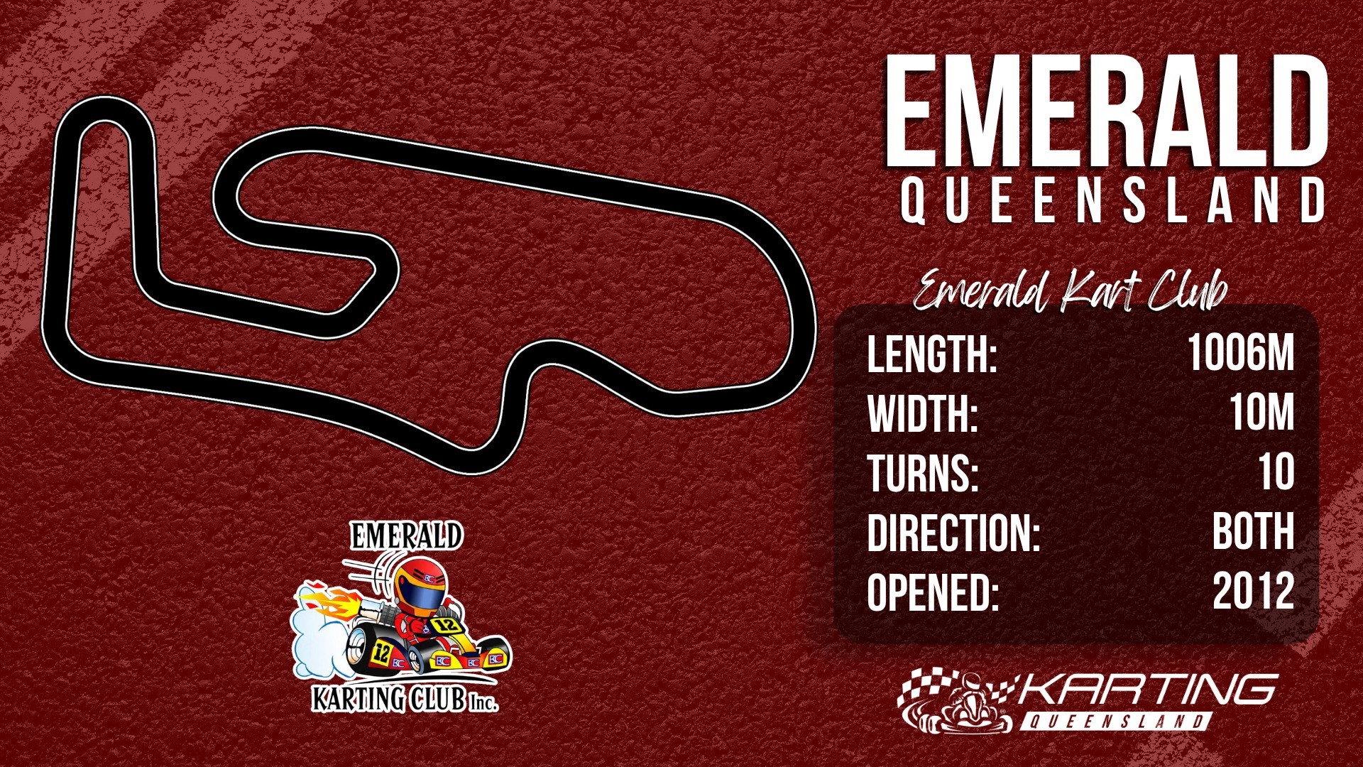 Emerald Kart Club Round 4 — track day in Brisbane, QLD on Saturday 25 July 2026