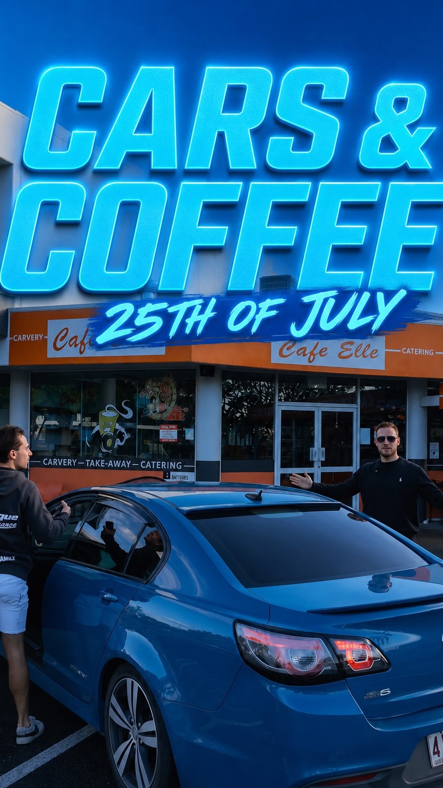 Cars & Coffee at Cafe Elle — Euro/Exotic car meet in Brisbane, QLD on Saturday 25 July 2026