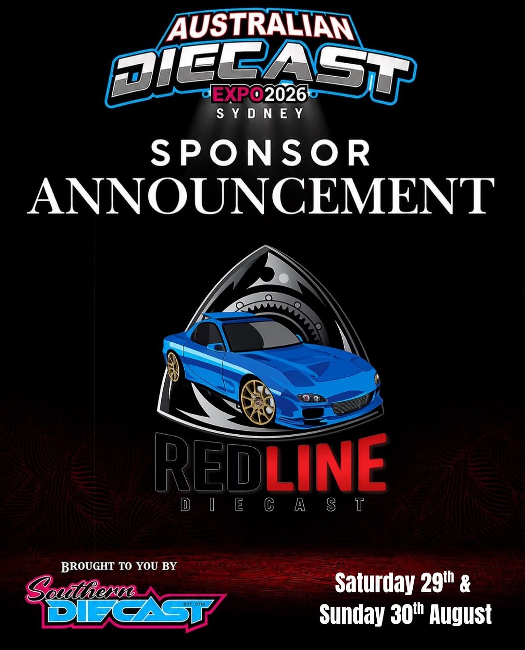 Australian Diecast Expo — JDM spectator event in Sydney, NSW on Saturday 29 August 2026