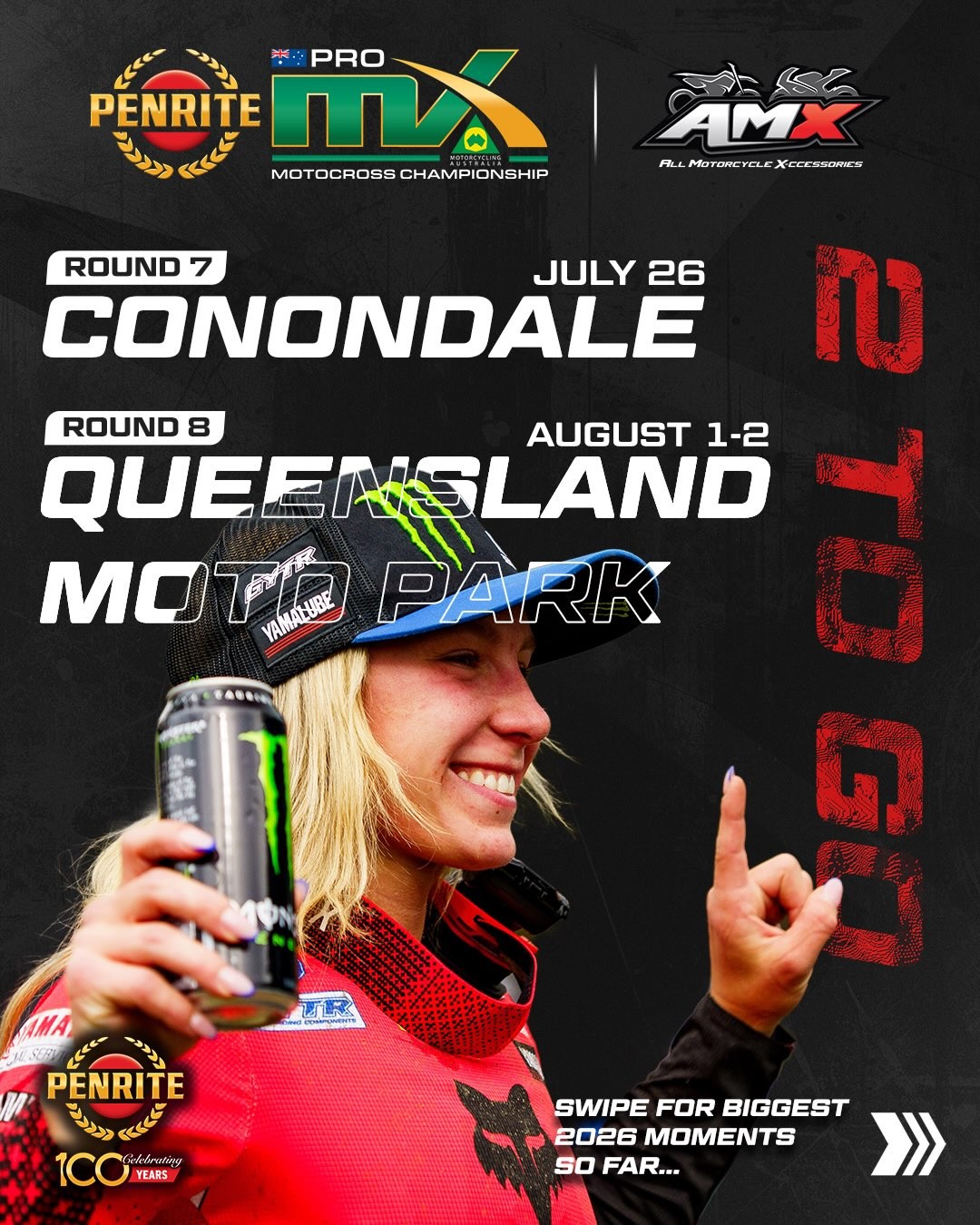ProMX Round 7 - Conondale — spectator event in Sunshine Coast, QLD on Sunday 26 July 2026