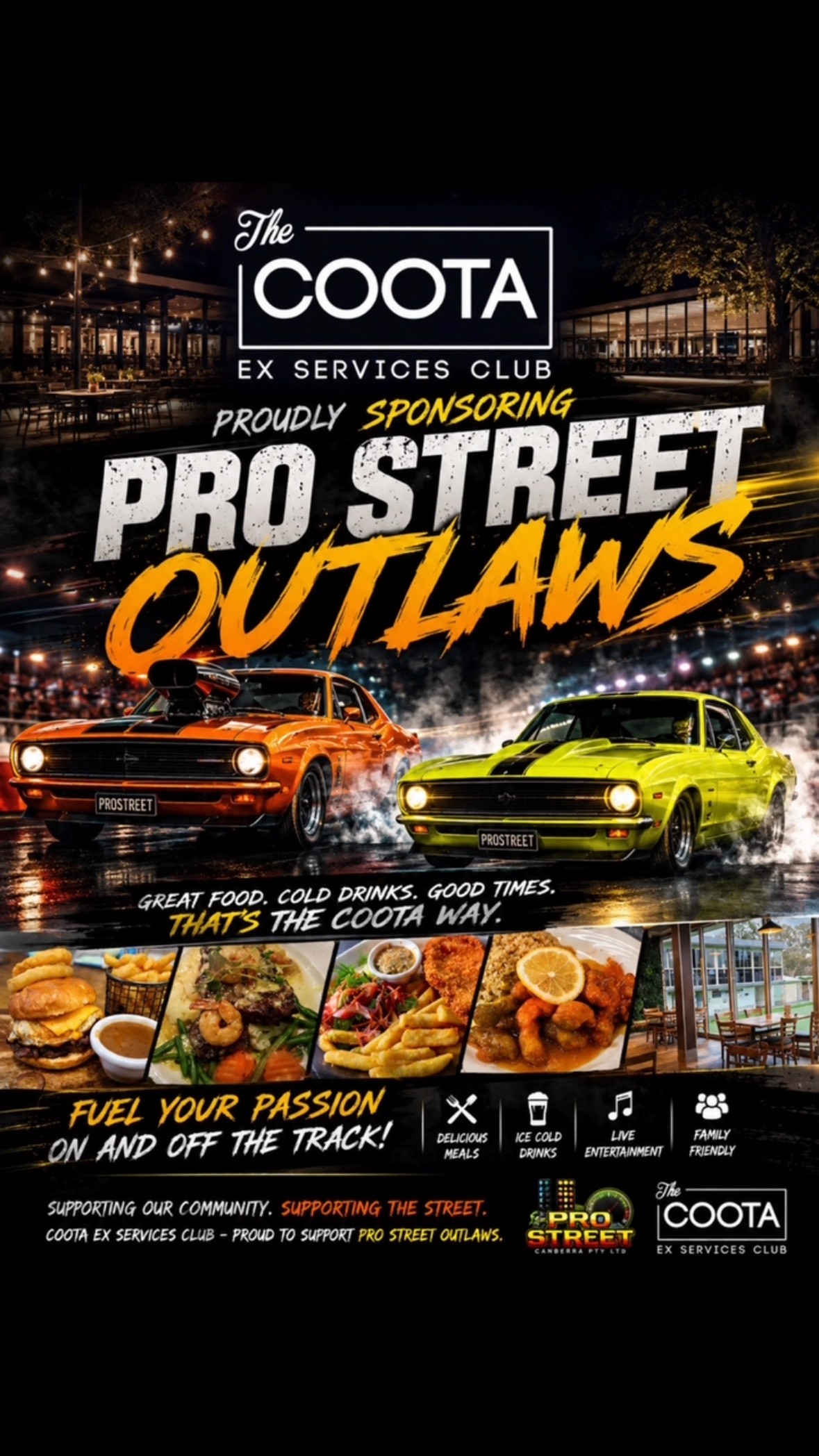 Pro Street Outlaws Presentations — Muscle car meet in Sydney, NSW on Saturday 25 July 2026