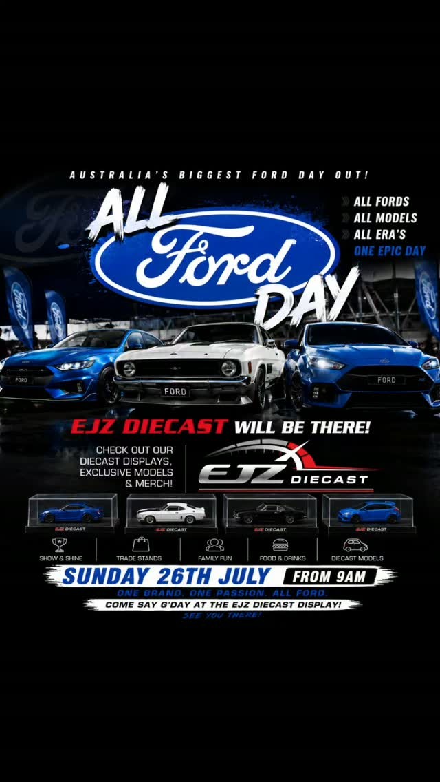 All Ford Day — Classic/Muscle car meet in Sydney, NSW on Sunday 26 July 2026