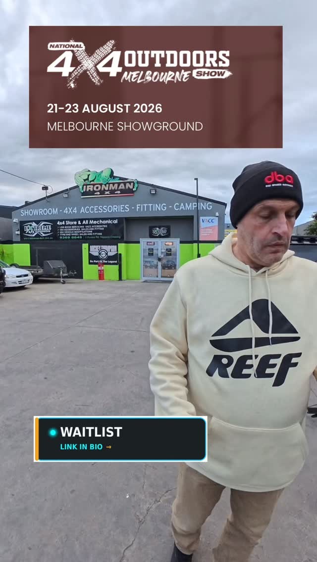 National 4x4 Outdoors Melbourne Show — 4x4 spectator event in Melbourne, VIC on Friday 21 August 2026