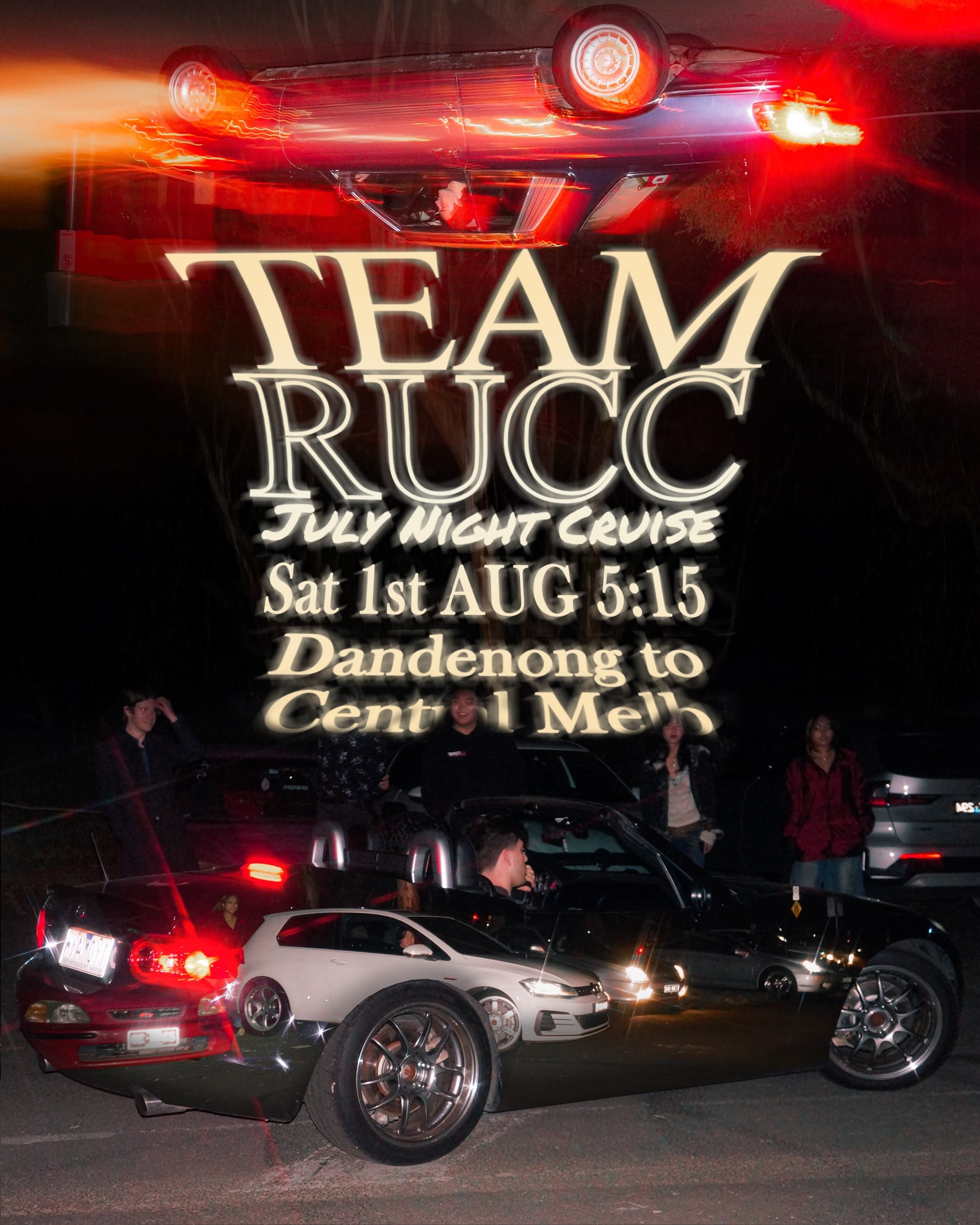 July Night Cruise — JDM car meet in Melbourne, VIC on Saturday 1 August 2026