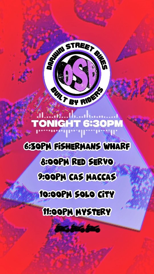 Pop Up Bike Meet — car meet in Darwin, NT on Friday 24 July 2026