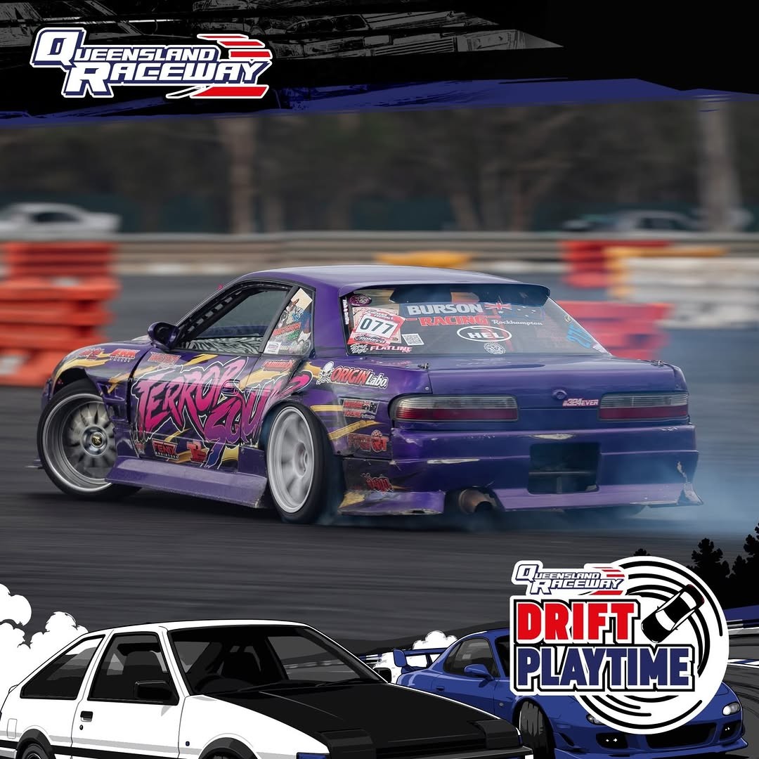 Drift Playtime — JDM track day in Brisbane, QLD on Wednesday 29 July 2026