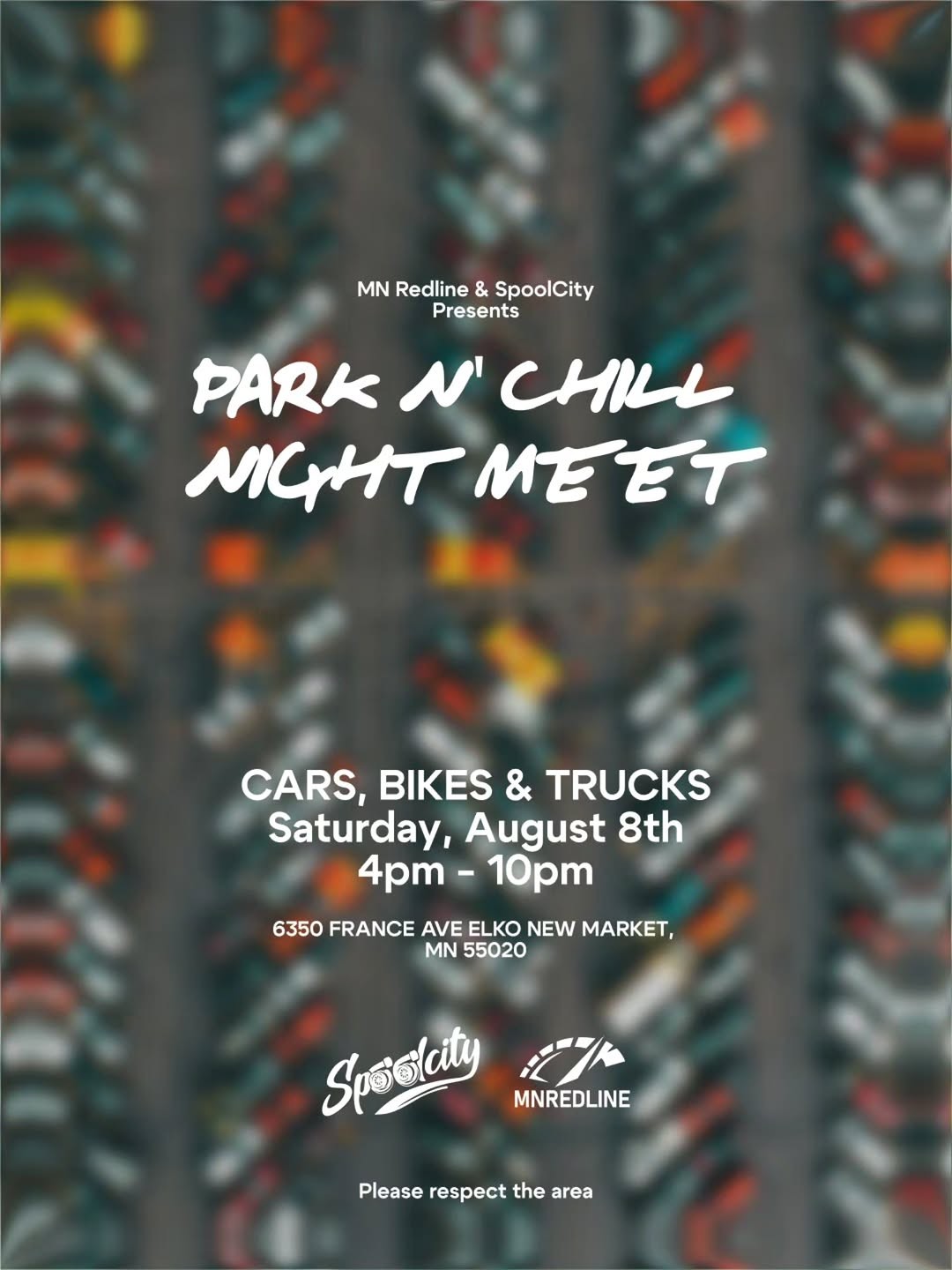 Park N' Chill Night Meet — car meet in International on Saturday 8 August 2026