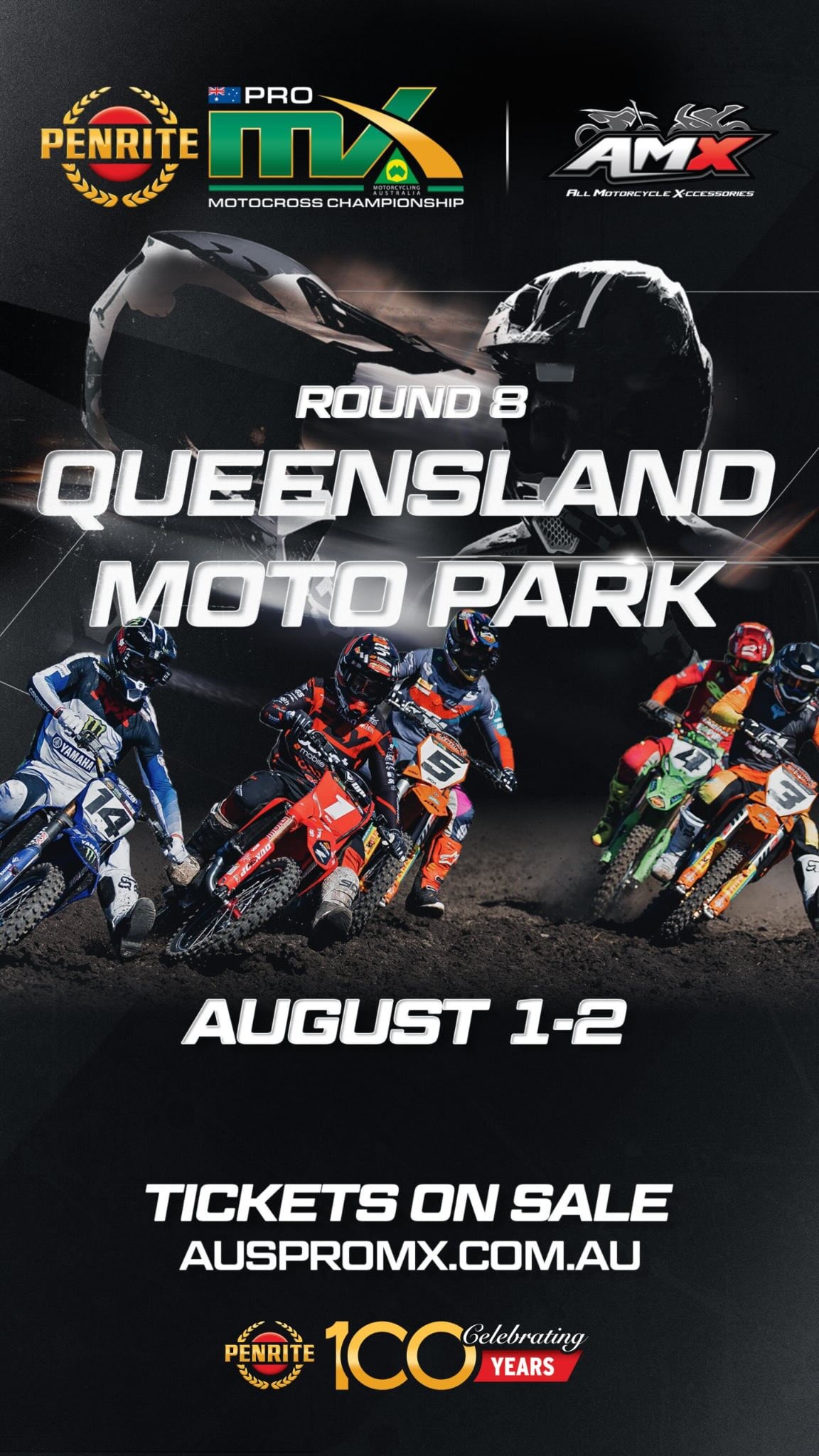 ProMX Championship Round 8 — spectator event in Brisbane, QLD on Saturday 1 August 2026