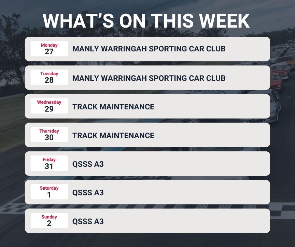 Queensland Super Sprint Series Round 3 — Muscle track day in Brisbane, QLD on Friday 31 July 2026