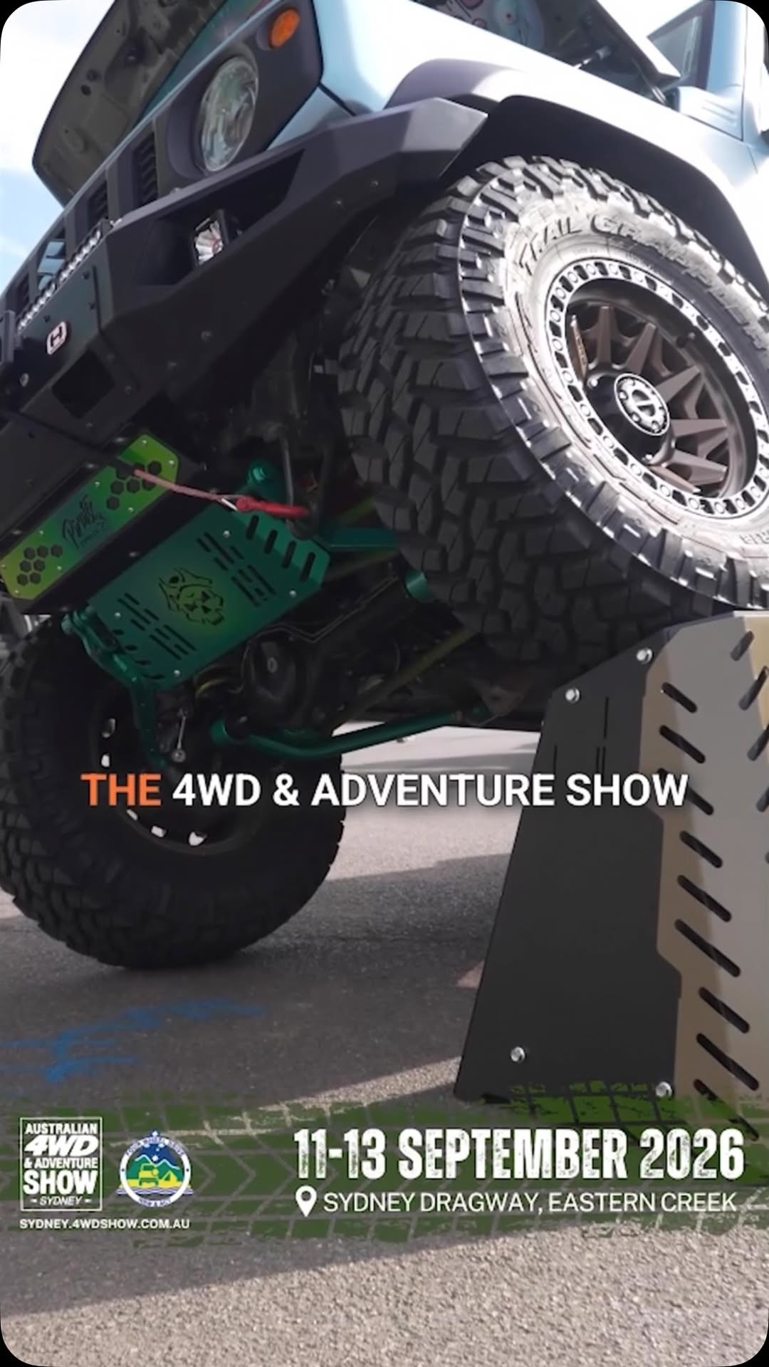 Sydney 4WD & Adventure Show — 4x4 spectator event in Sydney, NSW on Friday 11 September 2026