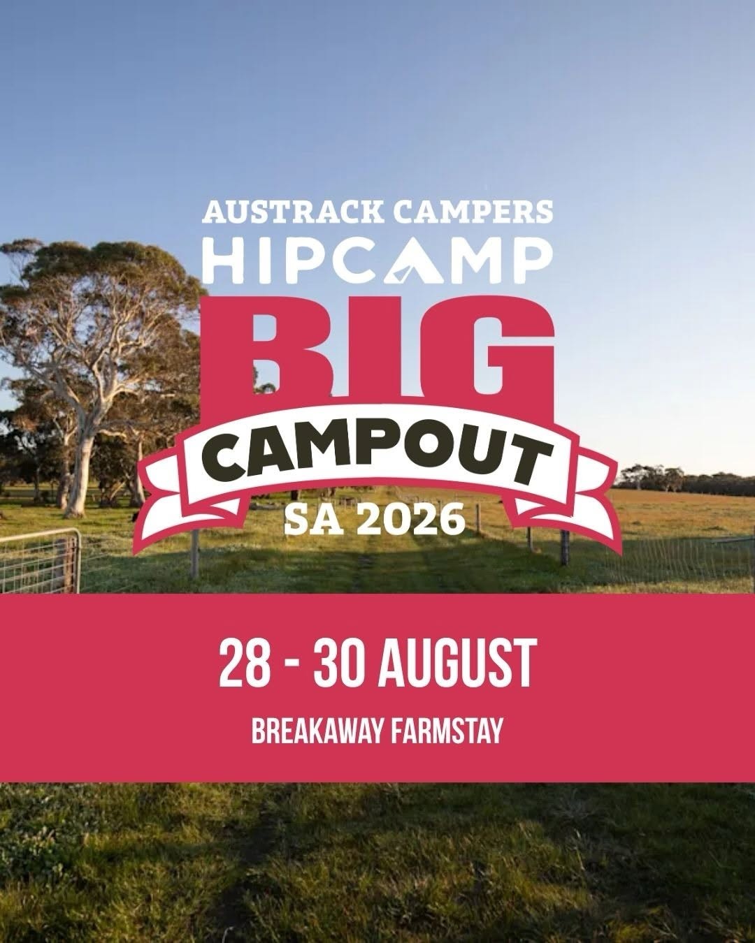 Austrack Campers Hipcamp Big Campout SA — 4x4 car meet in Adelaide, SA on Friday 28 August 2026
