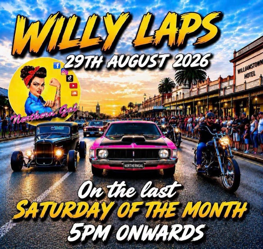 Willy Laps — Classic/Euro car meet in Melbourne, VIC on Saturday 29 August 2026