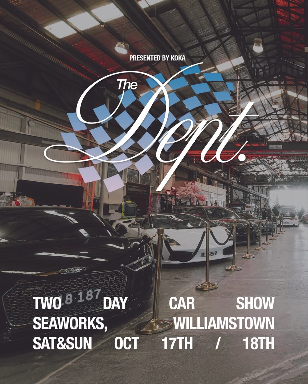 The Dept. — JDM/Exotic car meet in Melbourne, VIC on Saturday 17 October 2026