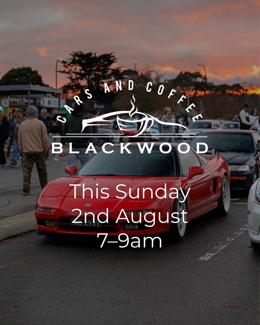 Cars and Coffee Blackwood — car meet in Adelaide, SA on Sunday 2 August 2026