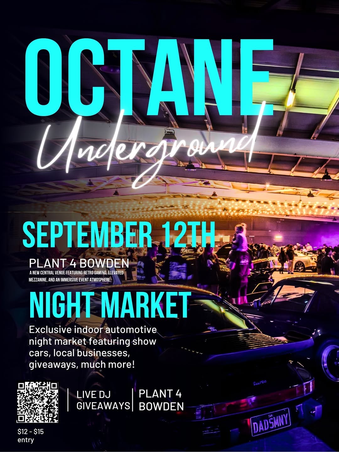Octane Underground — Euro/JDM car meet in Adelaide, SA on Saturday 12 September 2026