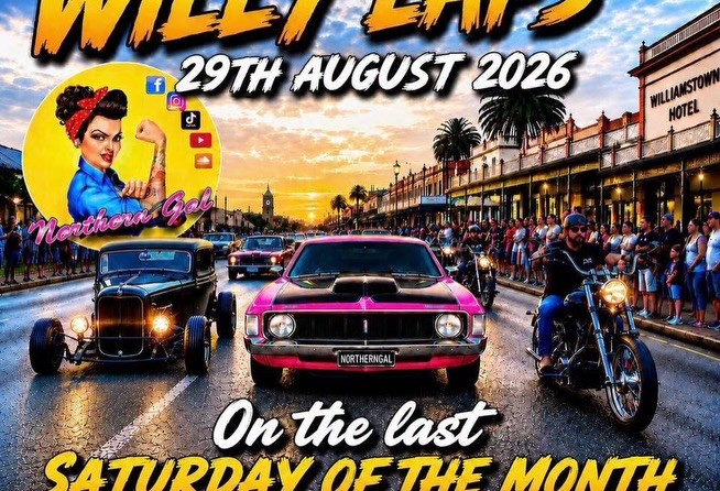 Willy Laps — Classic/Euro car meet in Melbourne, VIC on Saturday 29 August 2026